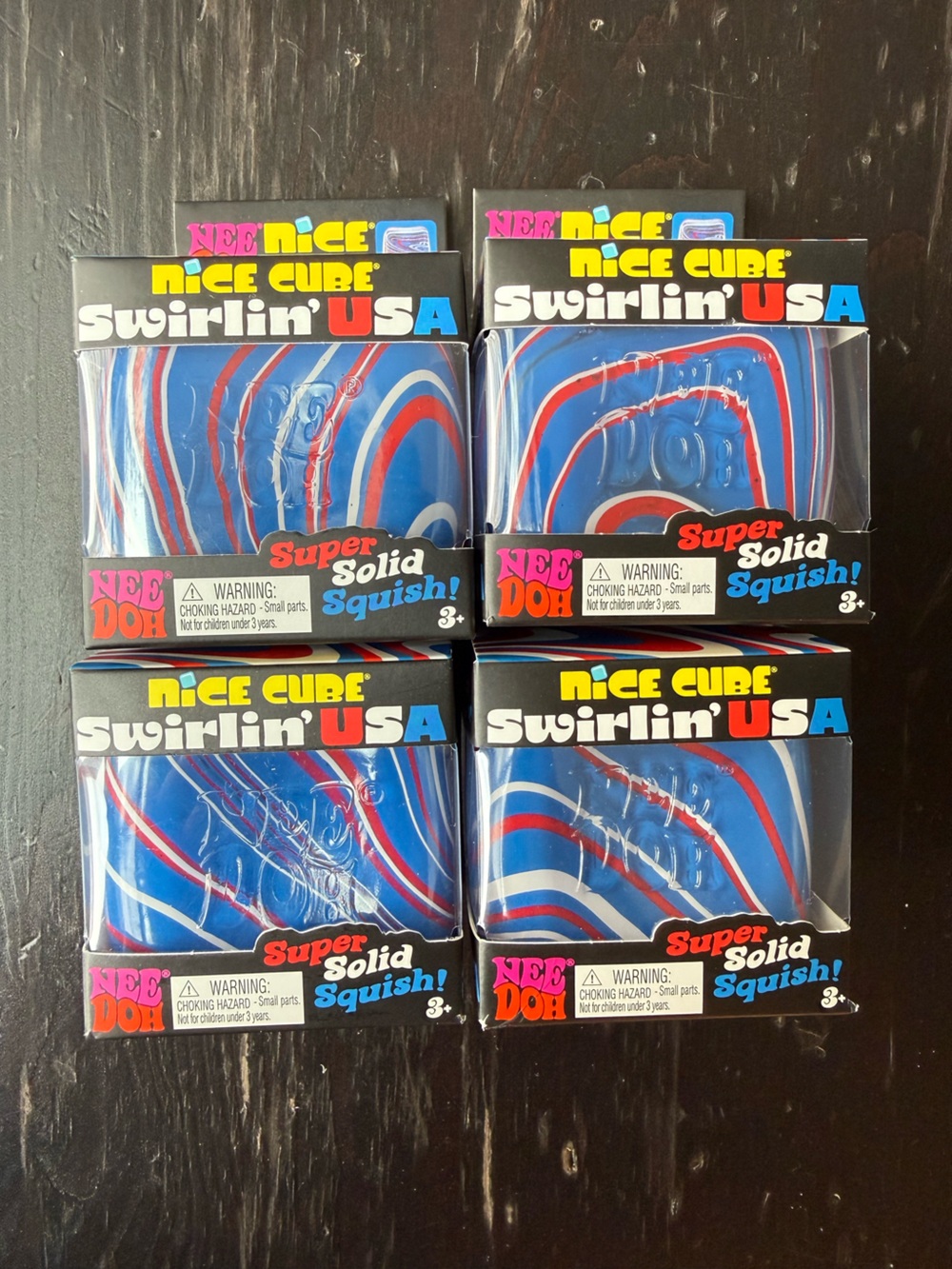 Needoh Nice Cube swirlin usa bundle